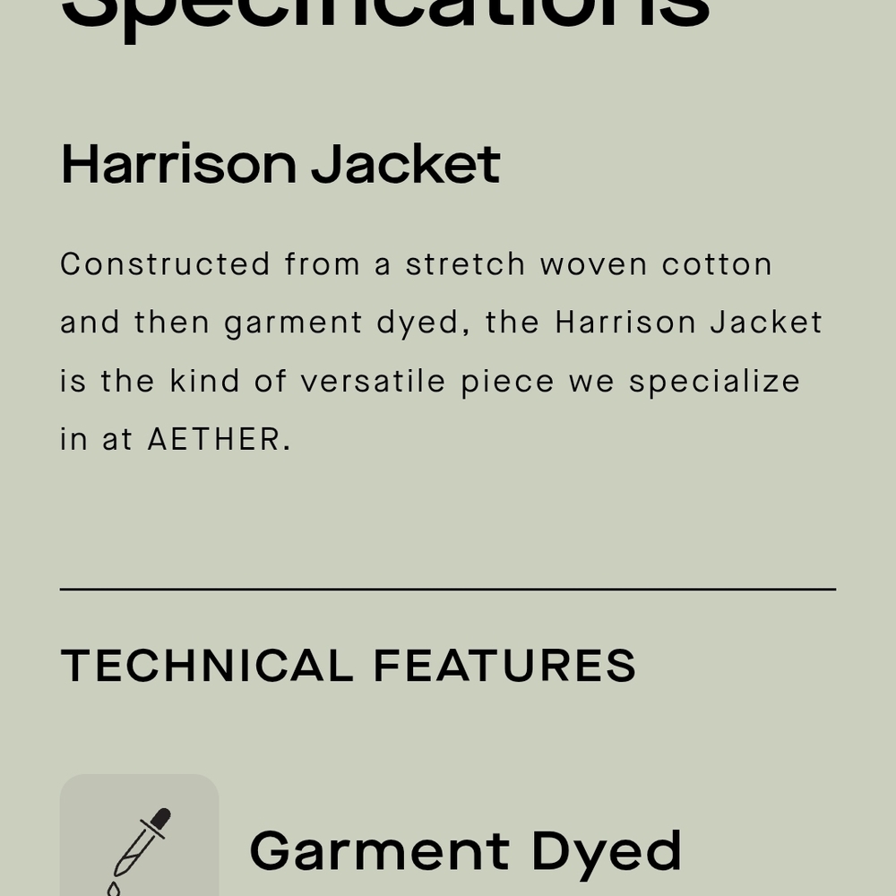 Aether Harrison Field Jacket Green. - image 9